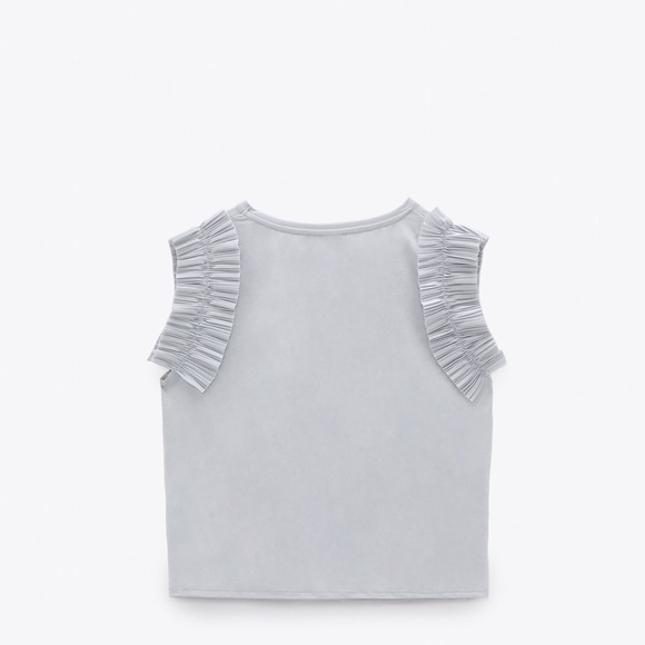 Zara ruffed top - Picture 3 of 8